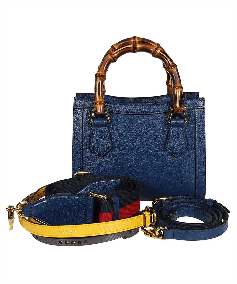 Gucci 702732 U3ZDT DIANA MINI TOTE Bag Blue