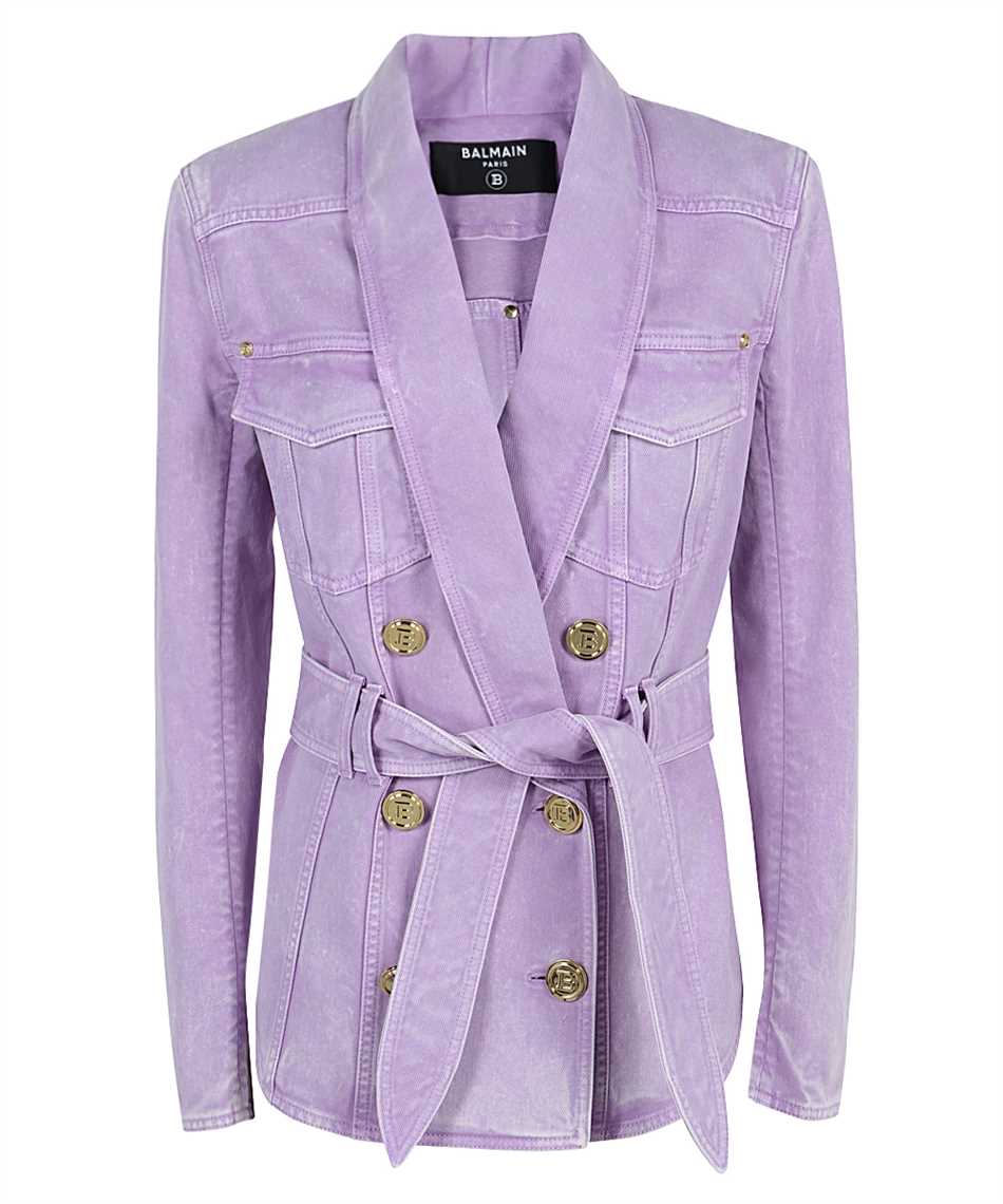 balmain lilac blazer