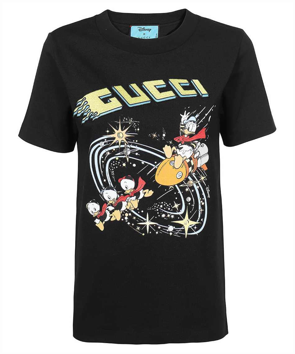 GUCCI Donald Duck T-shirt White Used From Japan