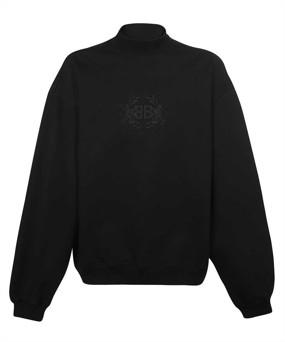 Balenciaga 656999 TKV74 LION'S LAUREL Sweatshirt Black