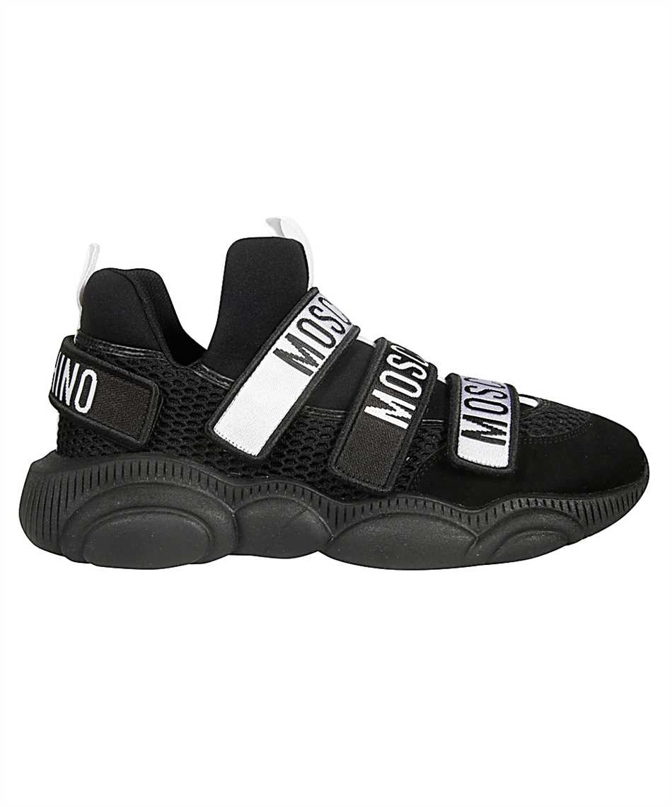 Moschino MB15173G08 GJ4 SOCKS LOGO STRAP Sneakers Black
