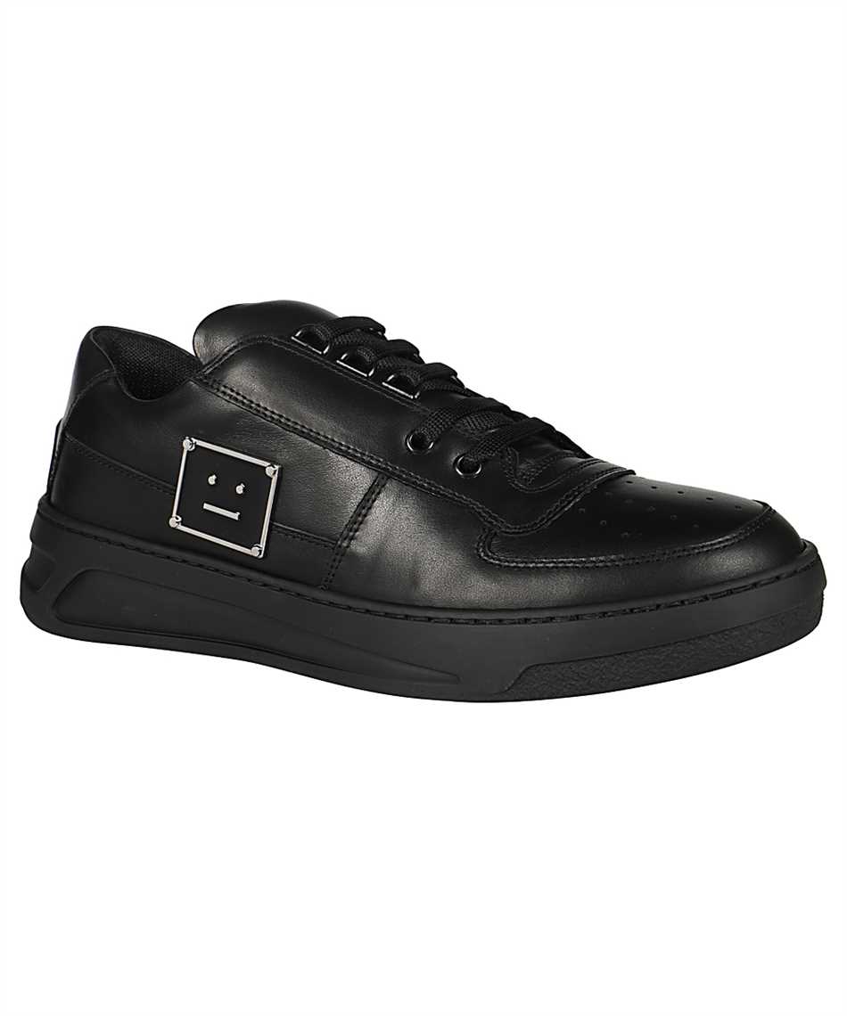 Acne Perey Lace Up Pl Sneakers Black