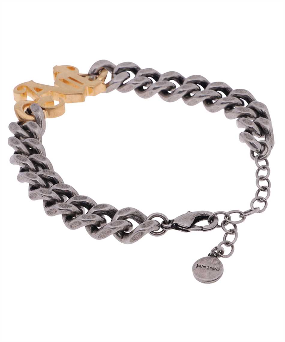 Palm Angels PMOA033F23MAT001 PA MONOGRAM CHAIN Bracelet Silver