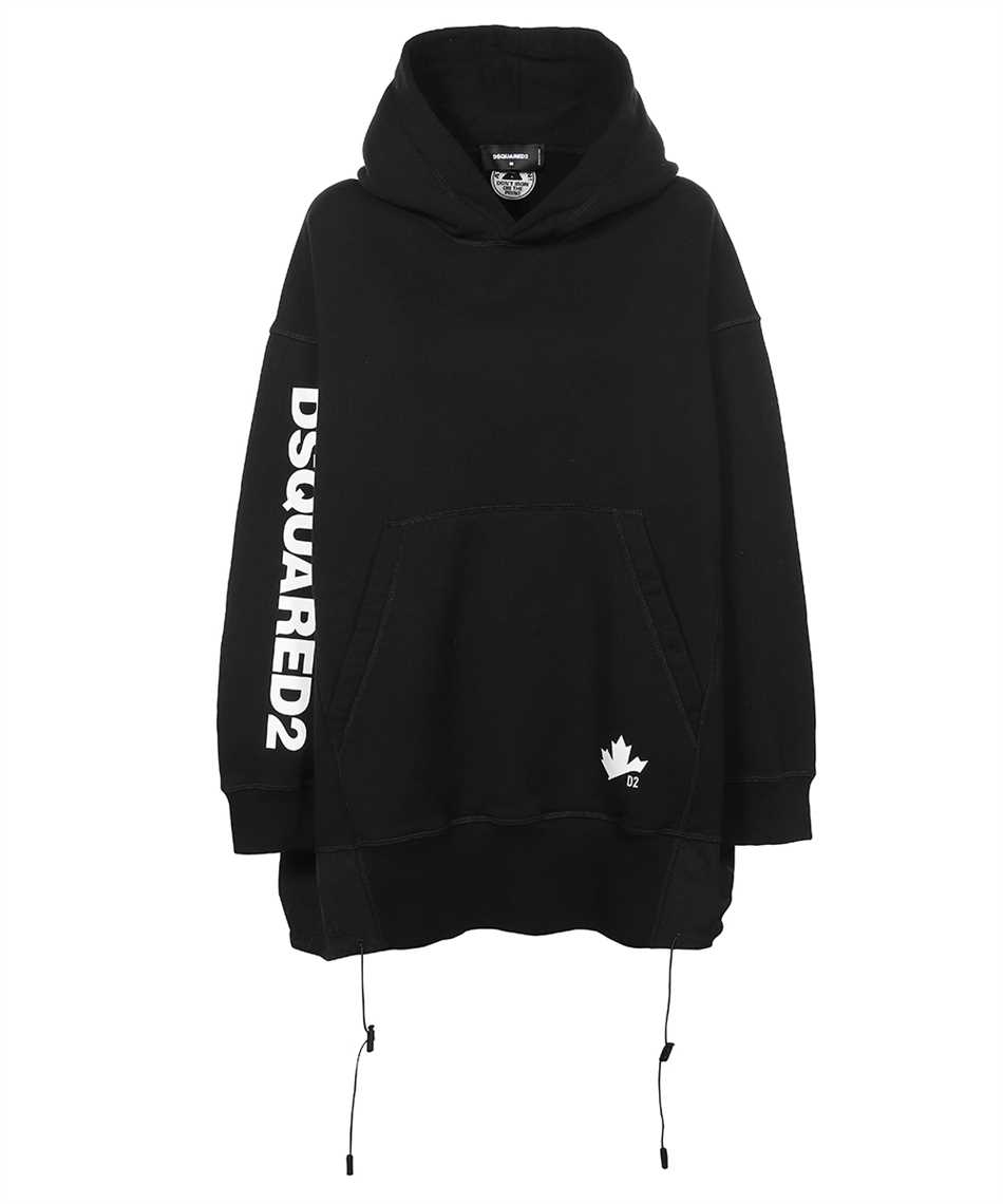 Dsquared2 S75CV0393 S25042 OVERSIZED Hoodie Black