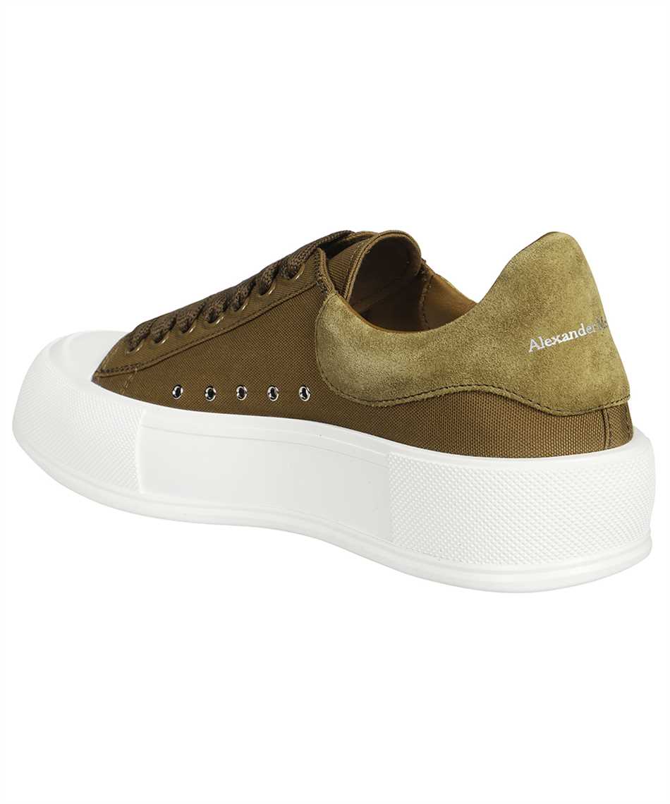 Alexander McQueen 654594 W4PQ1 DECK LACE-UP PLIMSOLL Sneakers Green