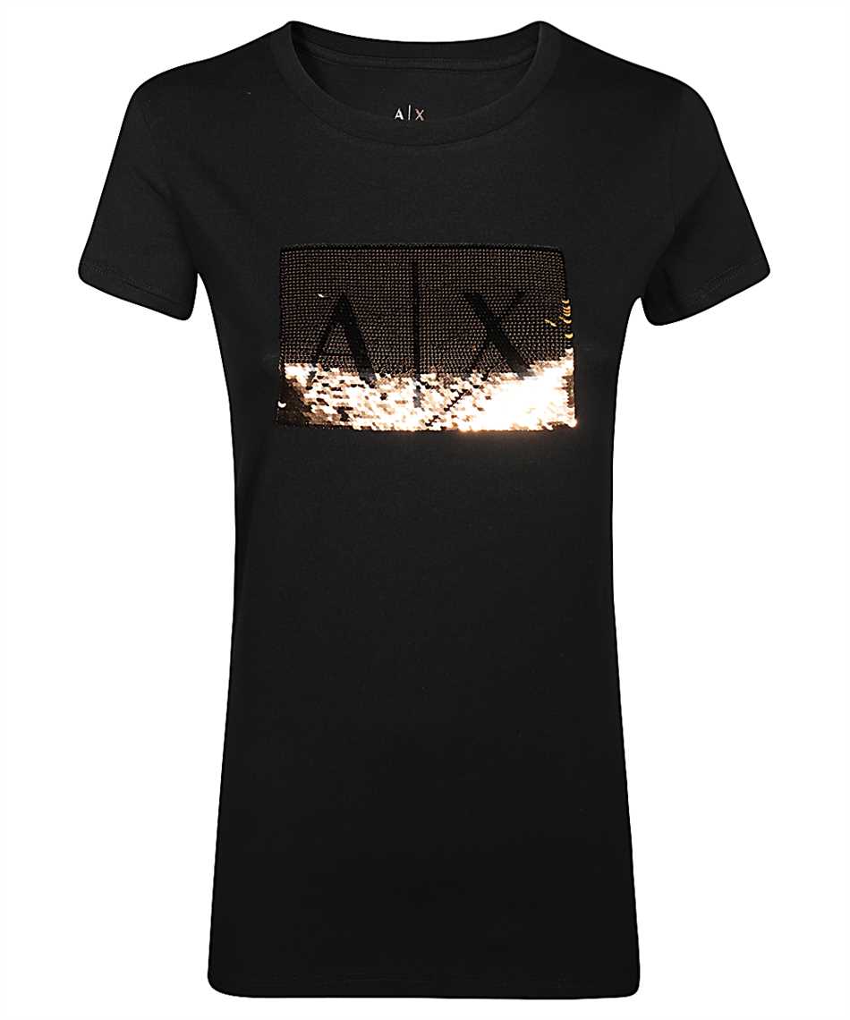 armani black and gold t shirt