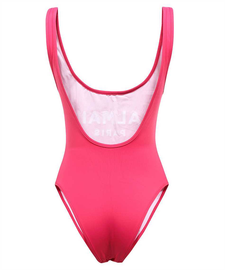 Balmain BKBG71780 EMBROIDERED-LOGO SCOOP-BACK Swimsuit 2