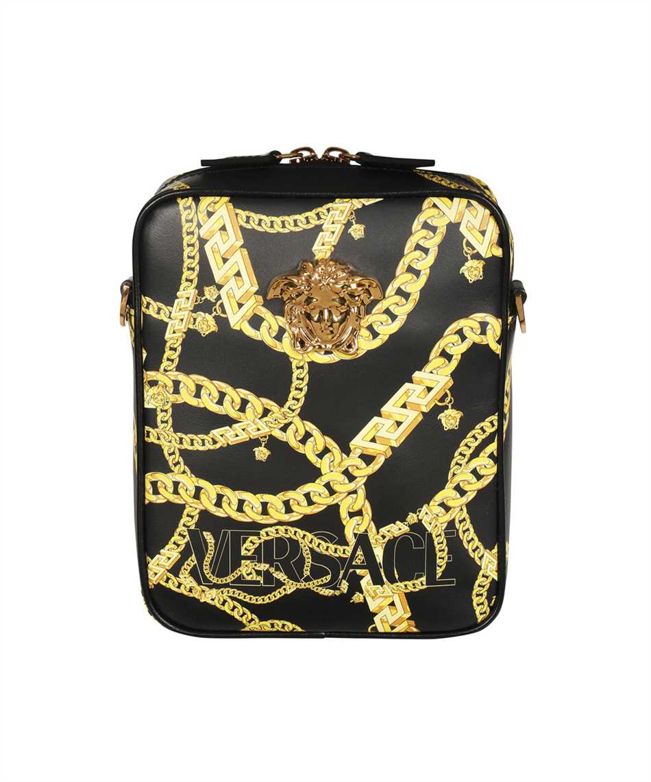 Versace 1000721 1A02638 LA MEDUSA LEATHER MINI Bag Black
