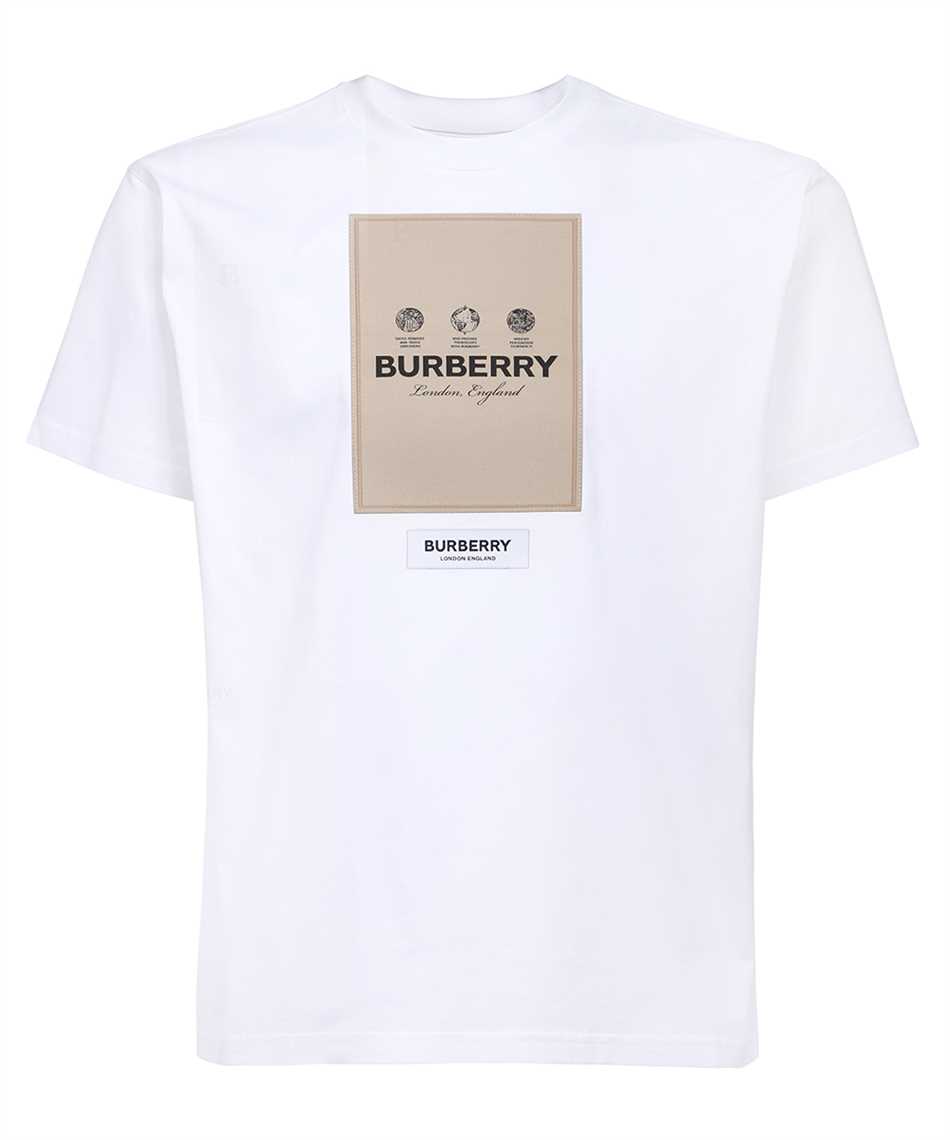 Burberry 8057529 LABEL APPLIQUE COTTON OVERSIZED T-shirt 1