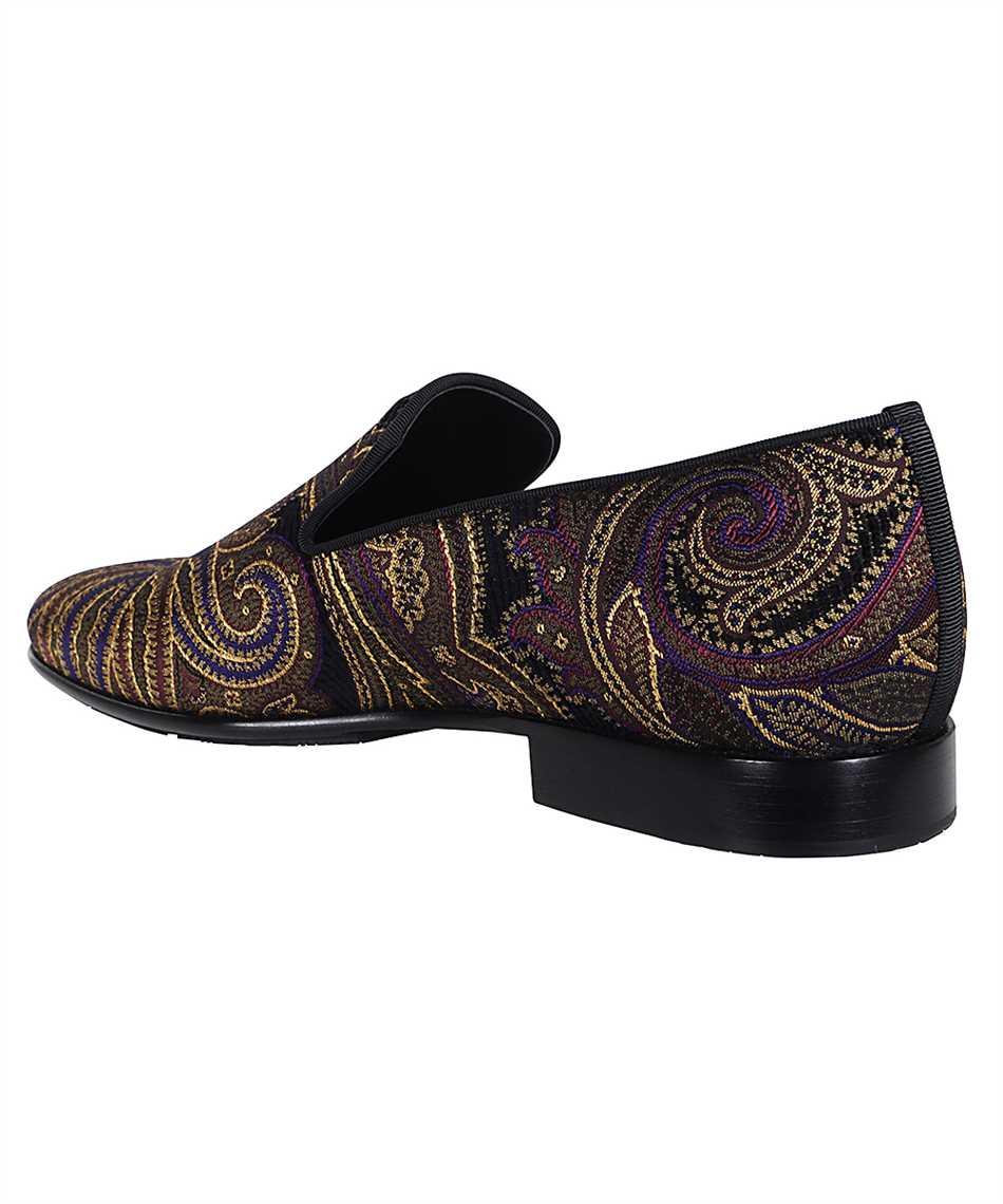 Etro MS4K0002 AQ238 PAISLEY METALLIC JACQUARD Mocassini 3