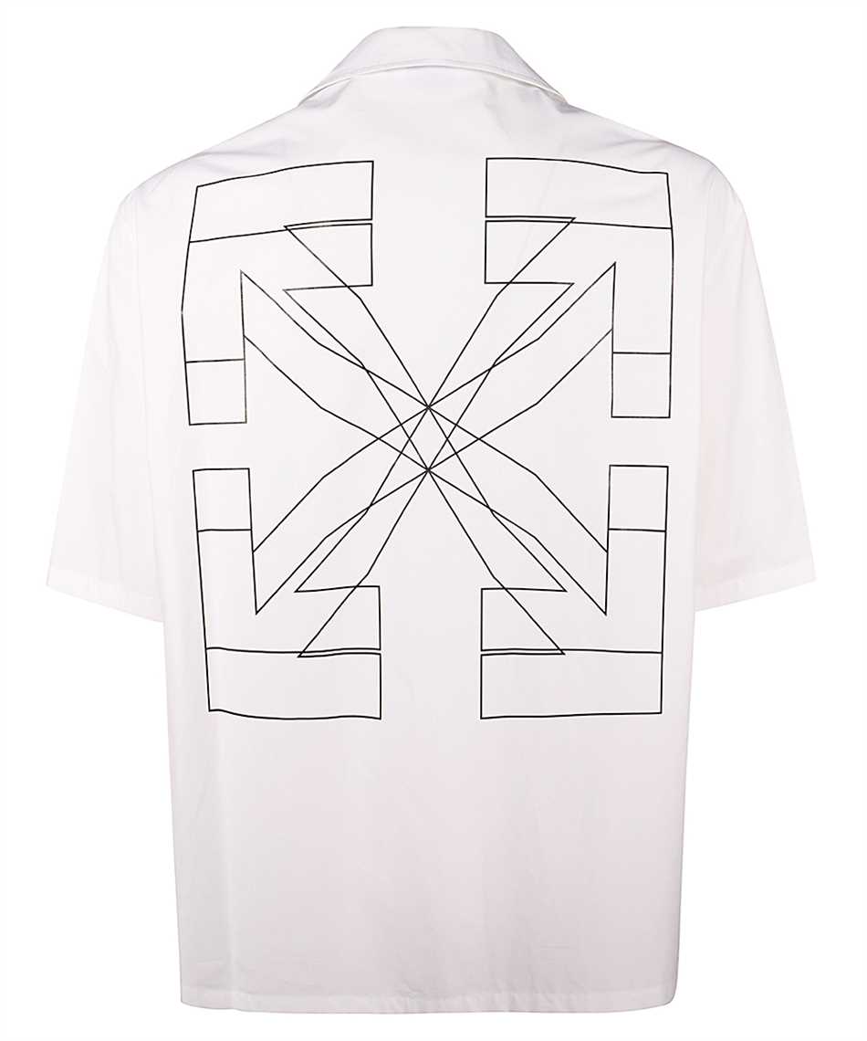 Off-White OMGG001FS26FAB001 BIG DOUB ARR POP BOWLING Hemd 2