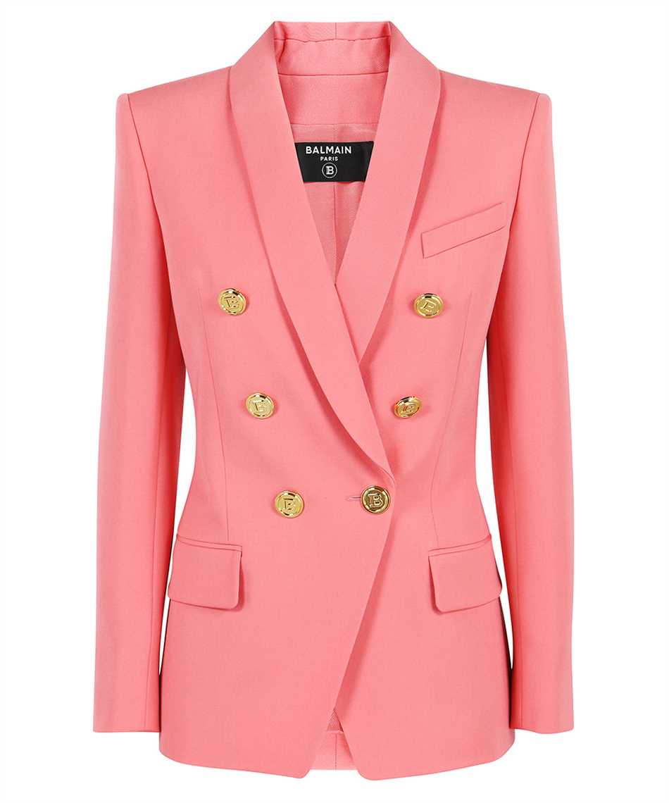 pink balmain jacket