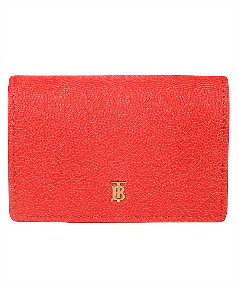 red burberry card holder