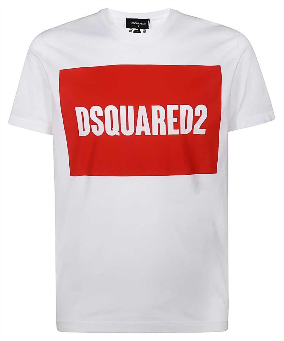 dsquared box logo t shirt