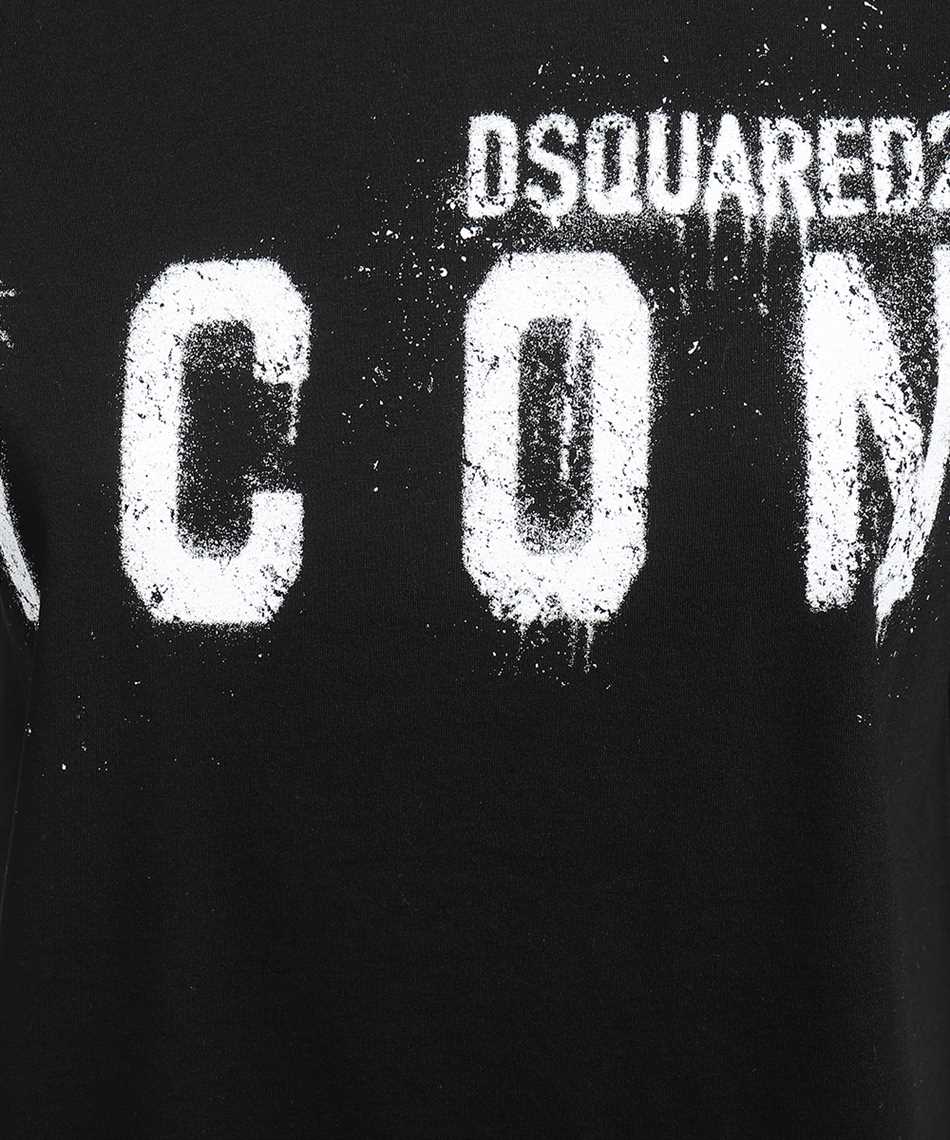 Dsquared2 S80GC0034 S23009 ICON SPRAY T-shirt Black