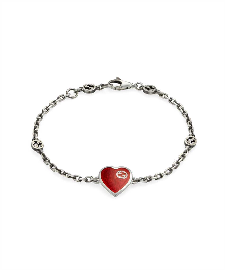 Gucci Jewelry Silver JWL YBA645546001 HEART Bracelet 1