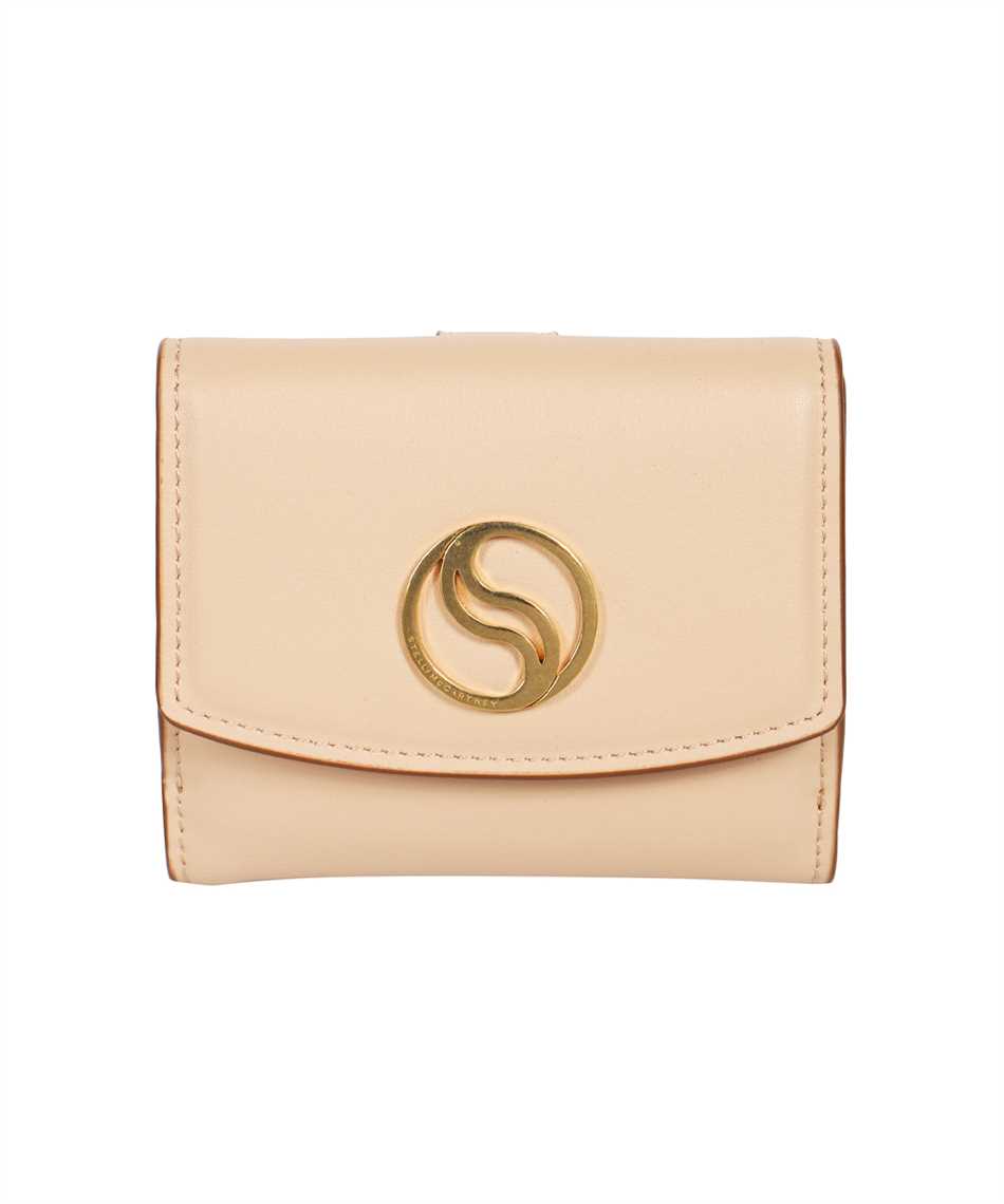 Stella McCartney 7P0019 WP0109 S-WAVE SMALL FLAP Wallet Beige
