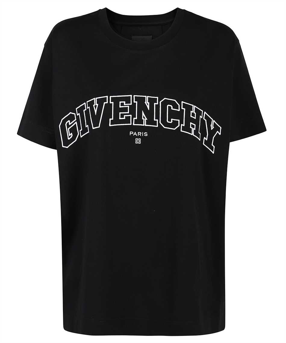 Givenchy BM71CW3Y6B COLLEGE EMBROIDERED T-shirt 1