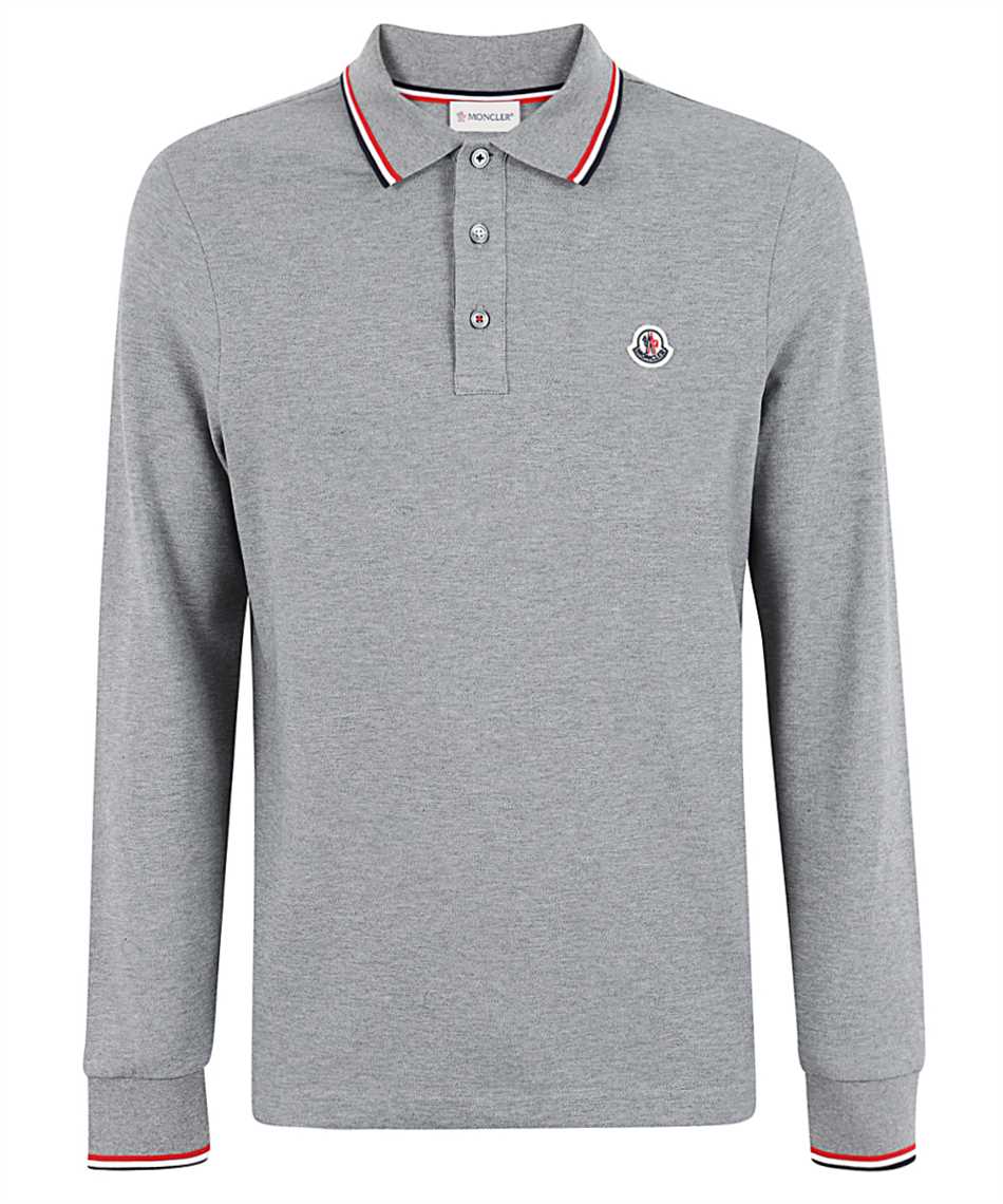 grey moncler polo