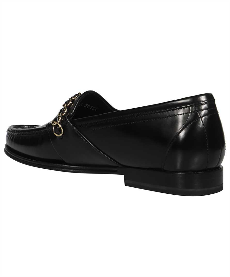 Dolce & Gabbana A30154 AY925 CHAIN-TRIM LEATHER Loafers 3