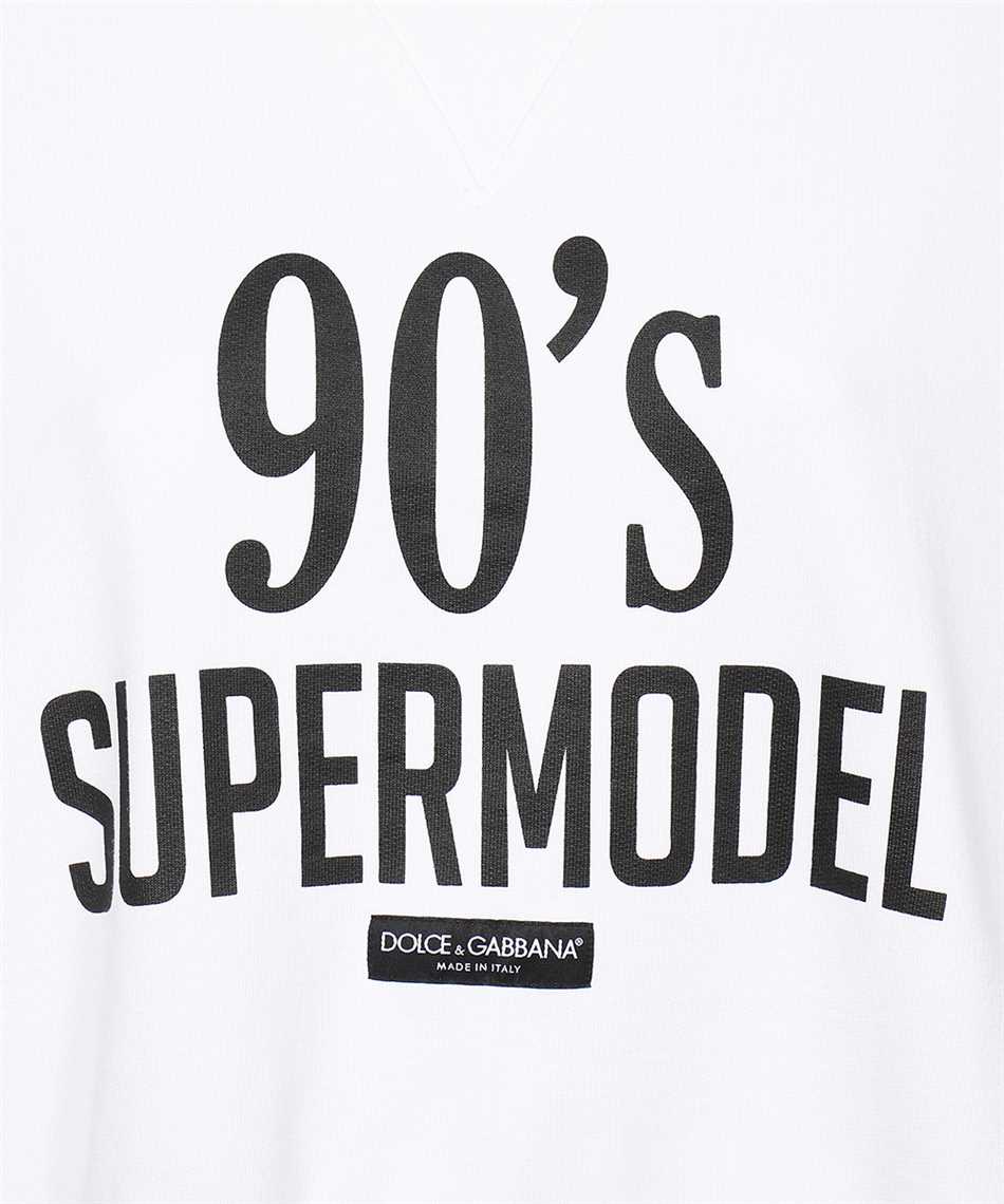 Dolce & Gabbana F9L05T FU7DU 90'S SUPERMODEL Sweatshirt White