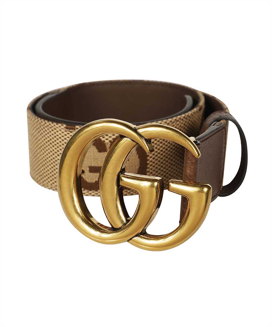 GUCCI Double G Buckle Black Leather Belt 400593-US