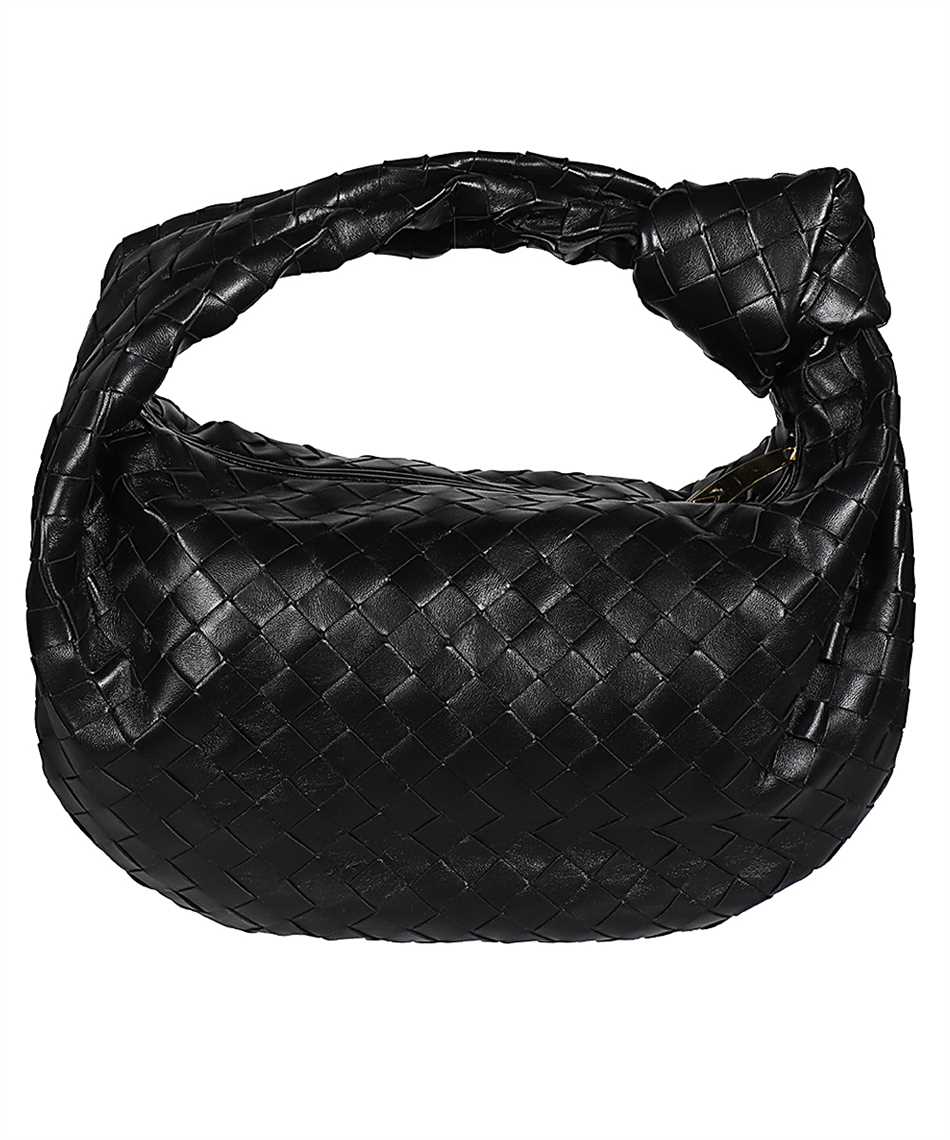Bottega Veneta Teen Jodie Shoulder Bag - Black/Silver