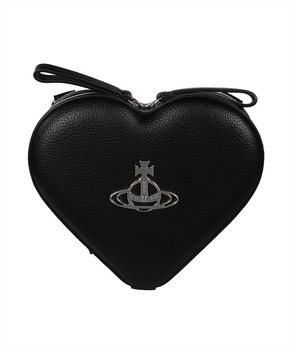 Vivienne Westwood Ella Heart Cross Body Bag in Black