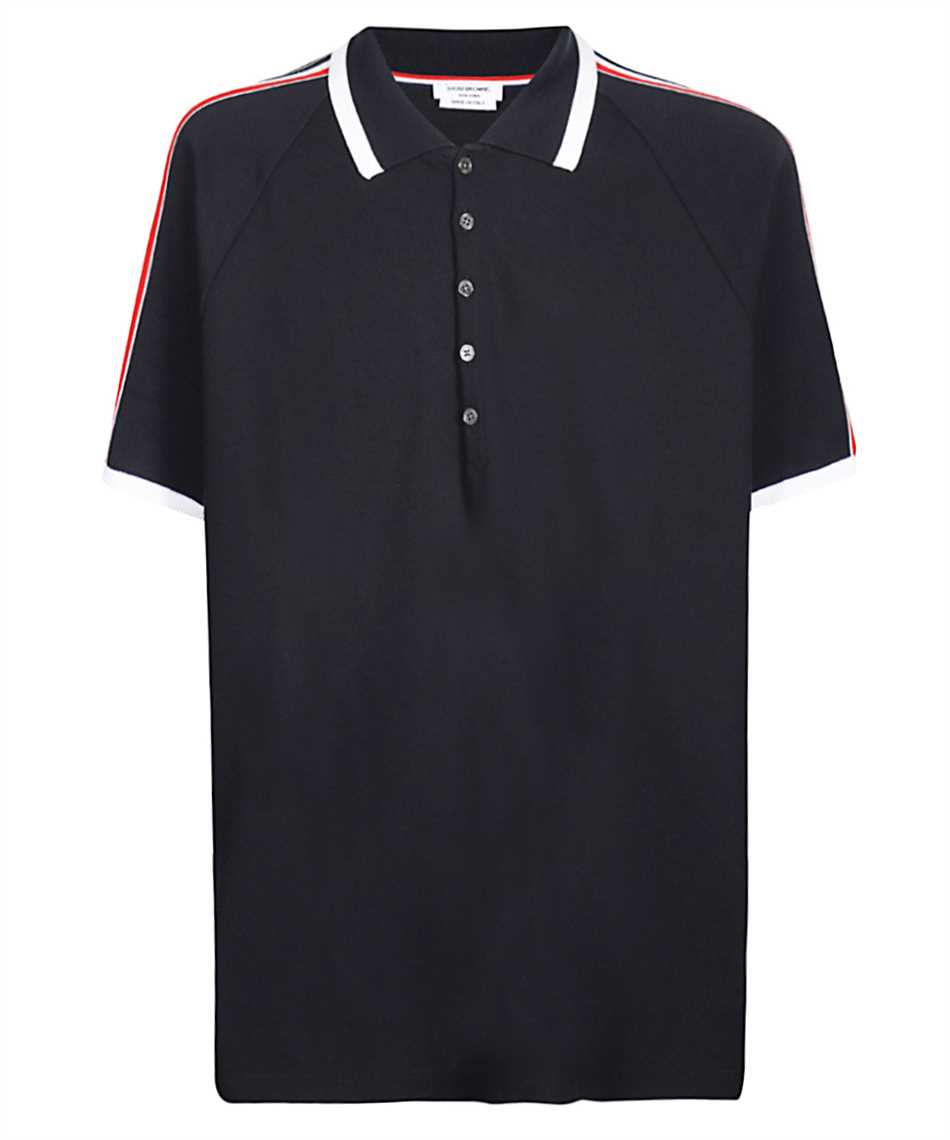 Thom Browne MJP086A-00050 RAGLAN SLEEVE Polo Blue