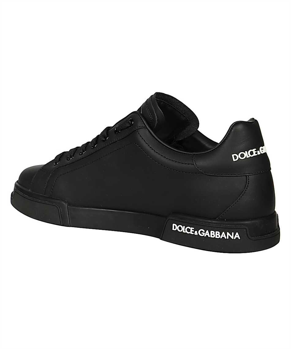dolce and gabbana white and black sneakers