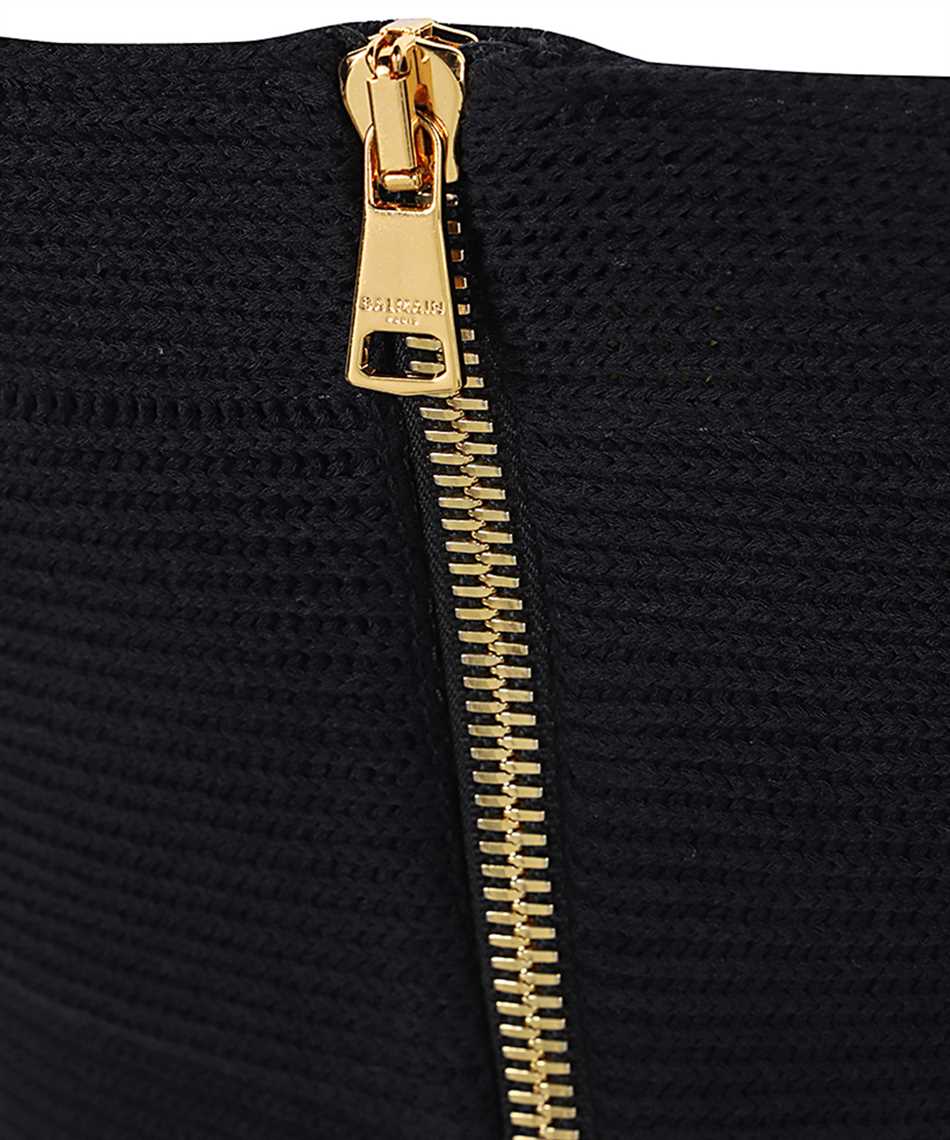 Balmain GF1AA405KJ29 TUBE-KNIT BRA Canottiera 3