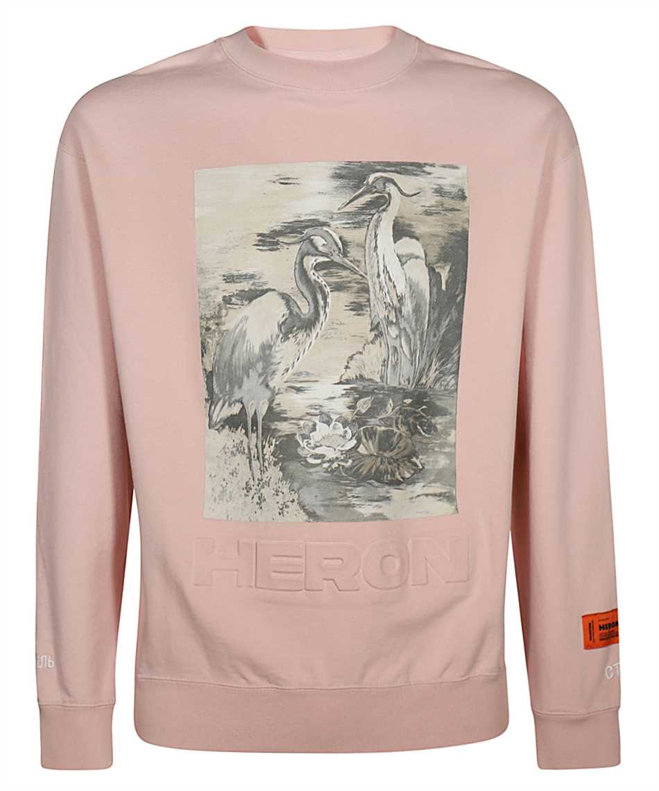 Heron Preston HMBA007S20896022 BIRDS Sweatshirt Pink