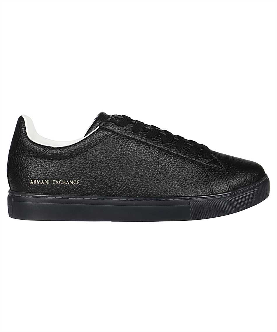 armani exchange sneakers black