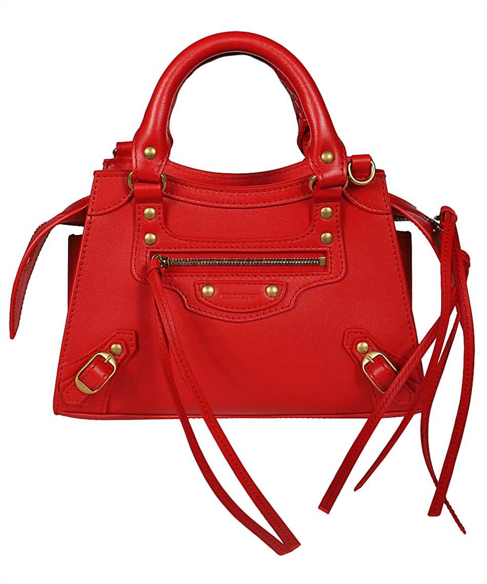 balenciaga red mini bag