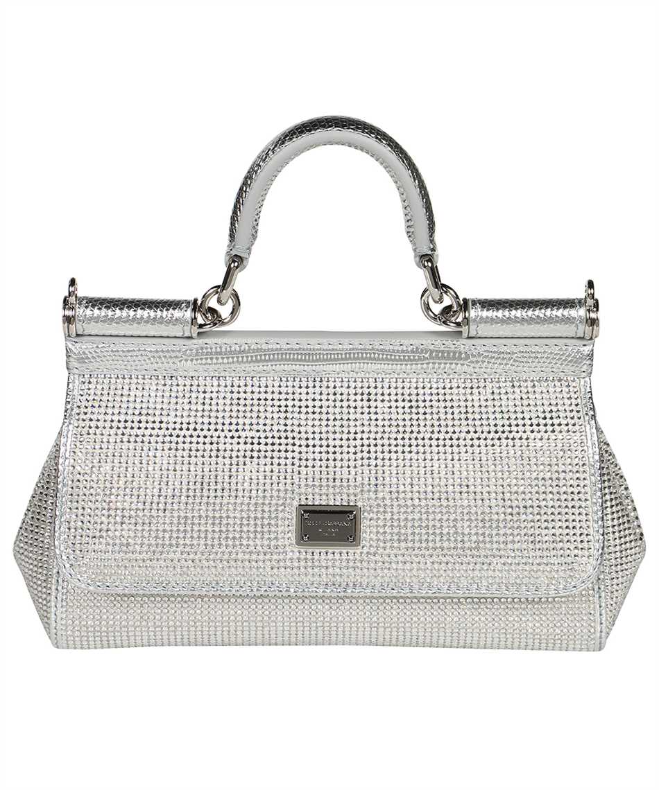 KIM DOLCE&GABBANA Small Sicily handbag in Silver | Dolce&Gabbana®