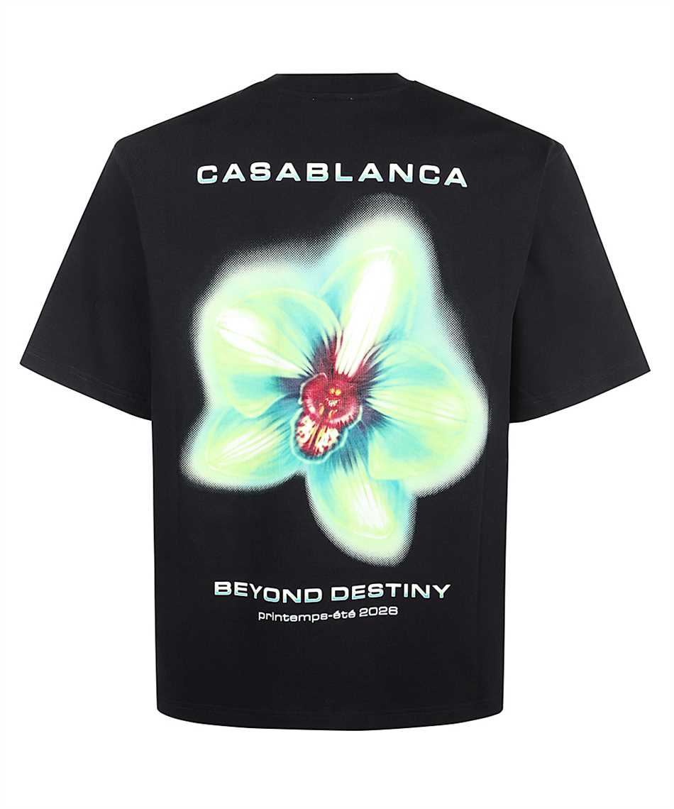 Casablanca M SP26 JTS 044 06 GLITCH ORCHID OVERSIZED T-shirt 2