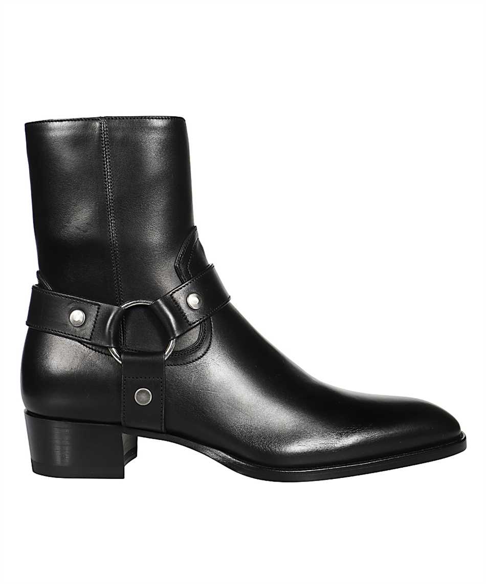 saint laurent wyatt harness boot