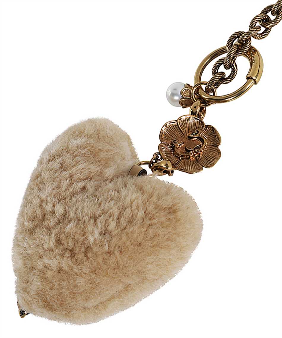 Chlo� CH25WK169Q49 HEART SHEARLING Key holder 3