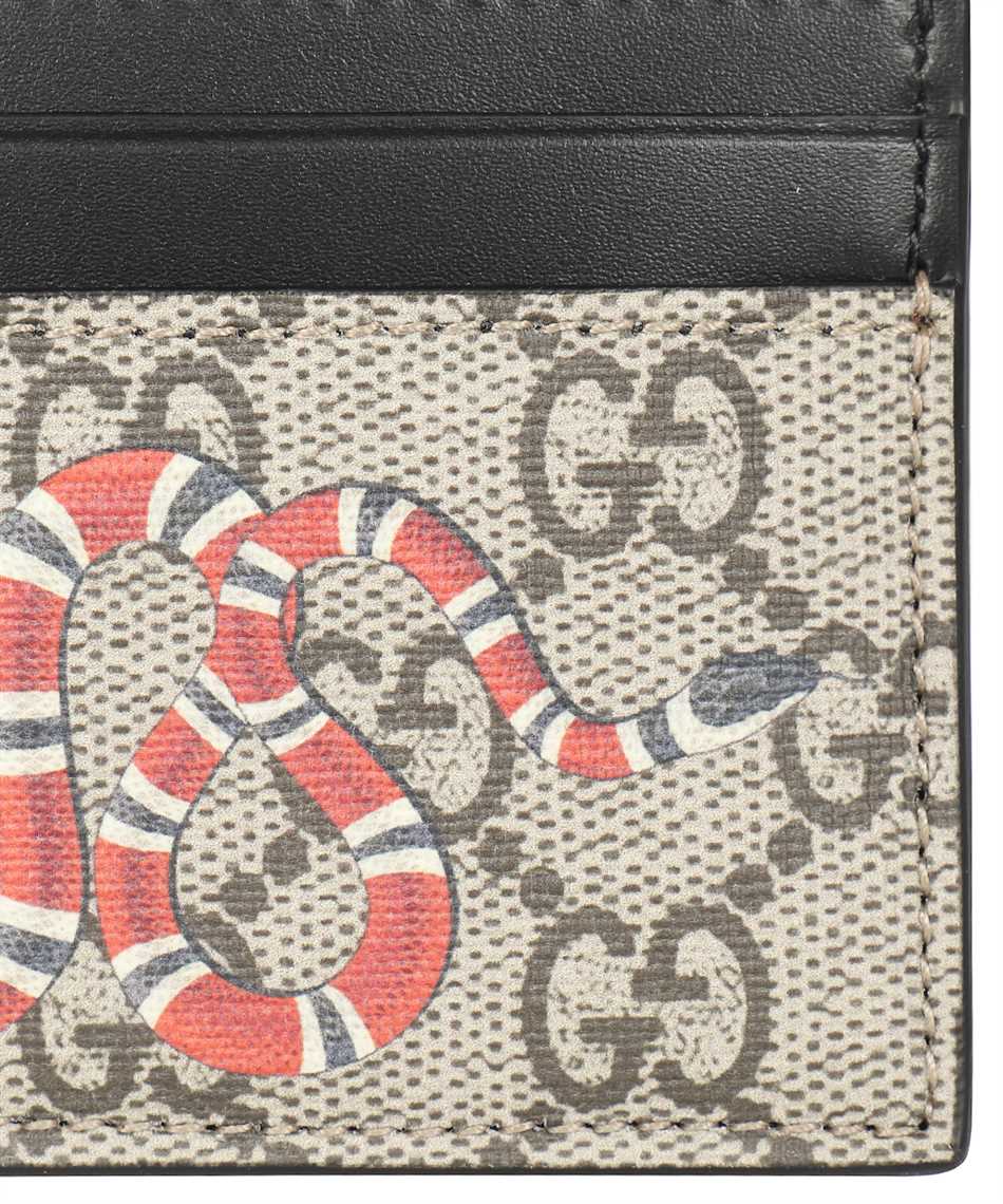 Gucci 451277 K541N KINGSNAKE Card holder Black