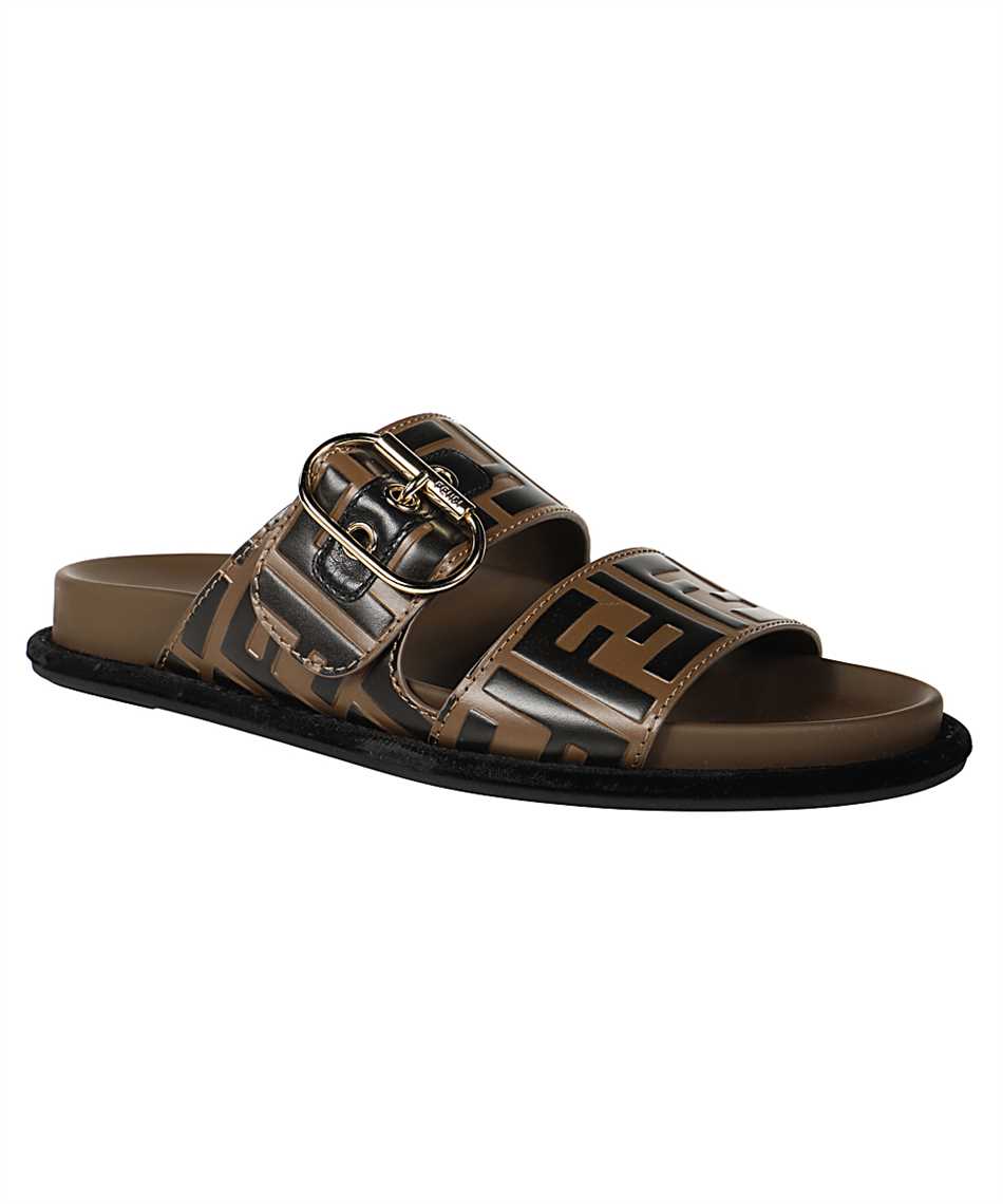 Fendi Ciabatte in Pelle e Pelliccia donna - Glamood Outlet