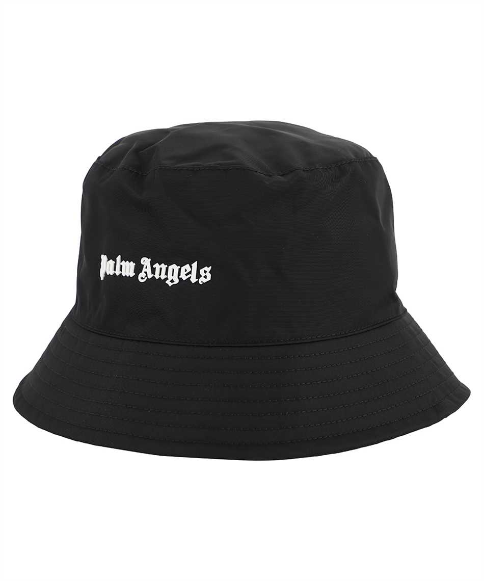 Palm Angels PMLA026S22FAB001 LOGO BUCKET Hat Black