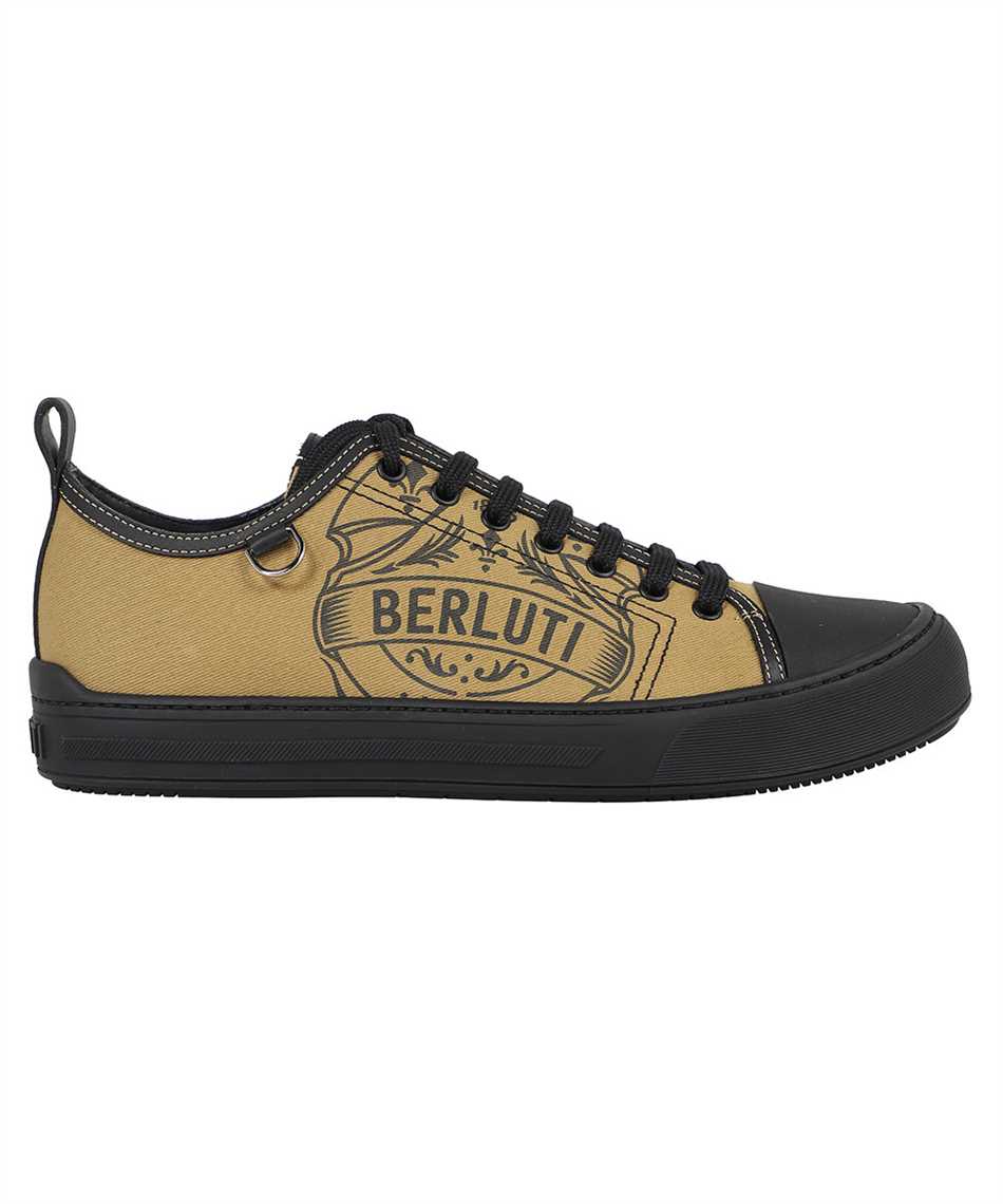 BERLUTI S5390 001 PLAYGROUND CANVAS CREST Sneakers Beige