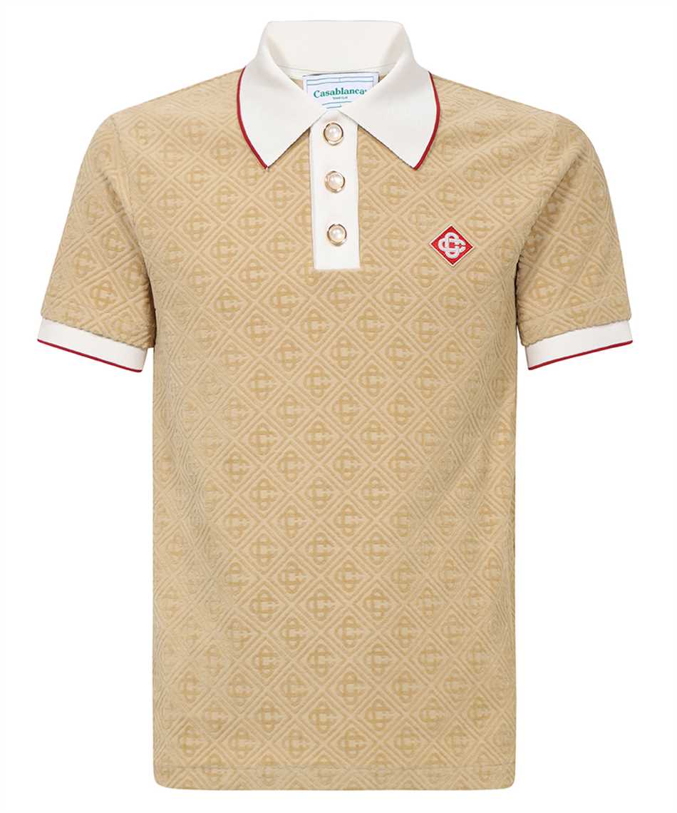 Cheap Beige Gucci Monogram Polo Shirt, Gucci Collared Shirt, Cheap