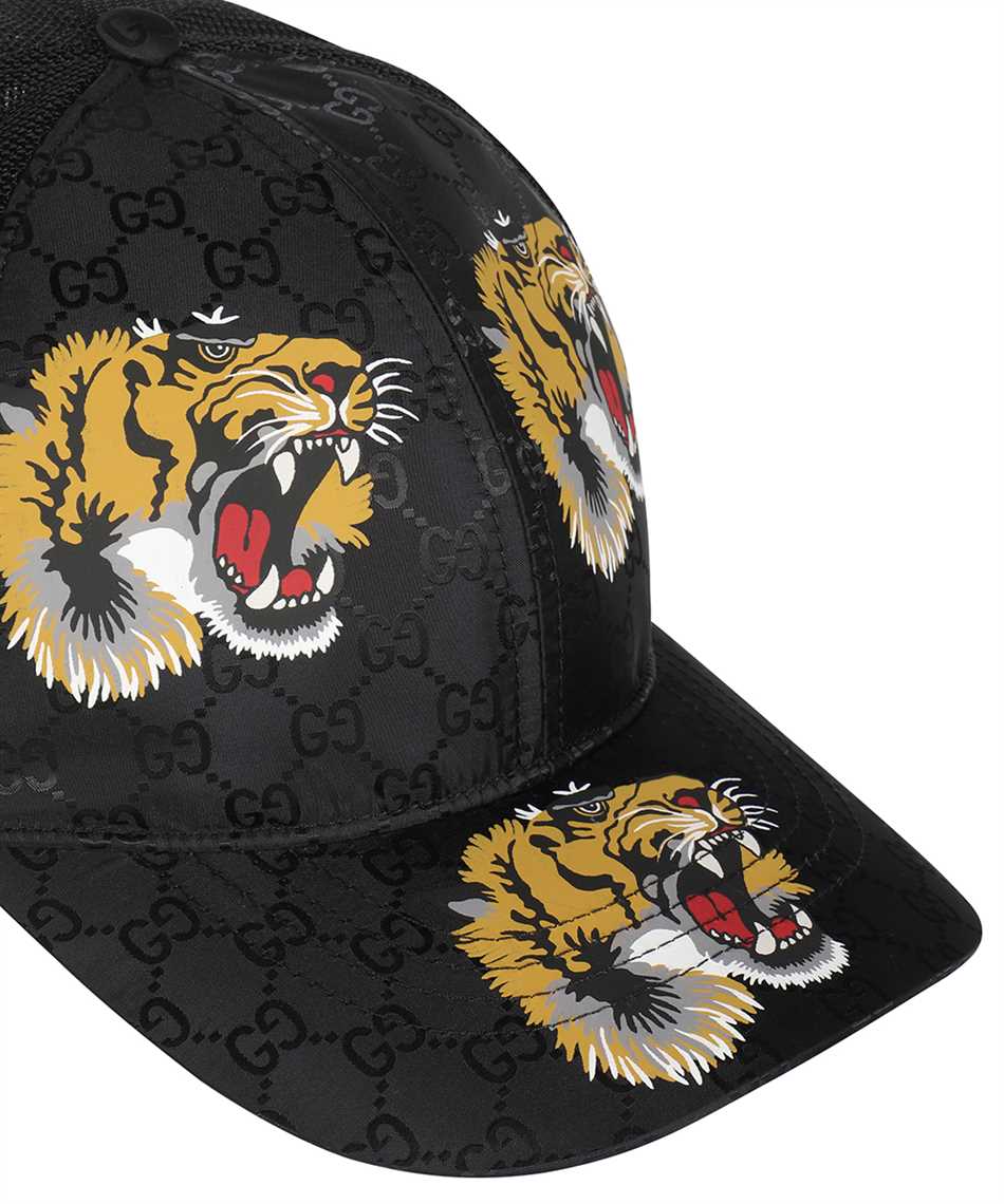 707313 4HAQV TIGER PRINT Cap Black