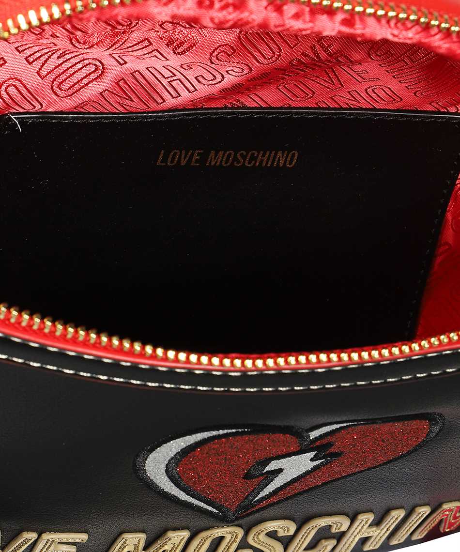 love moschino glitter heart bag