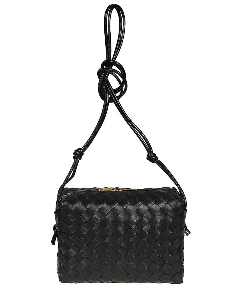 Bottega Veneta: Black Small Loop Camera Bag