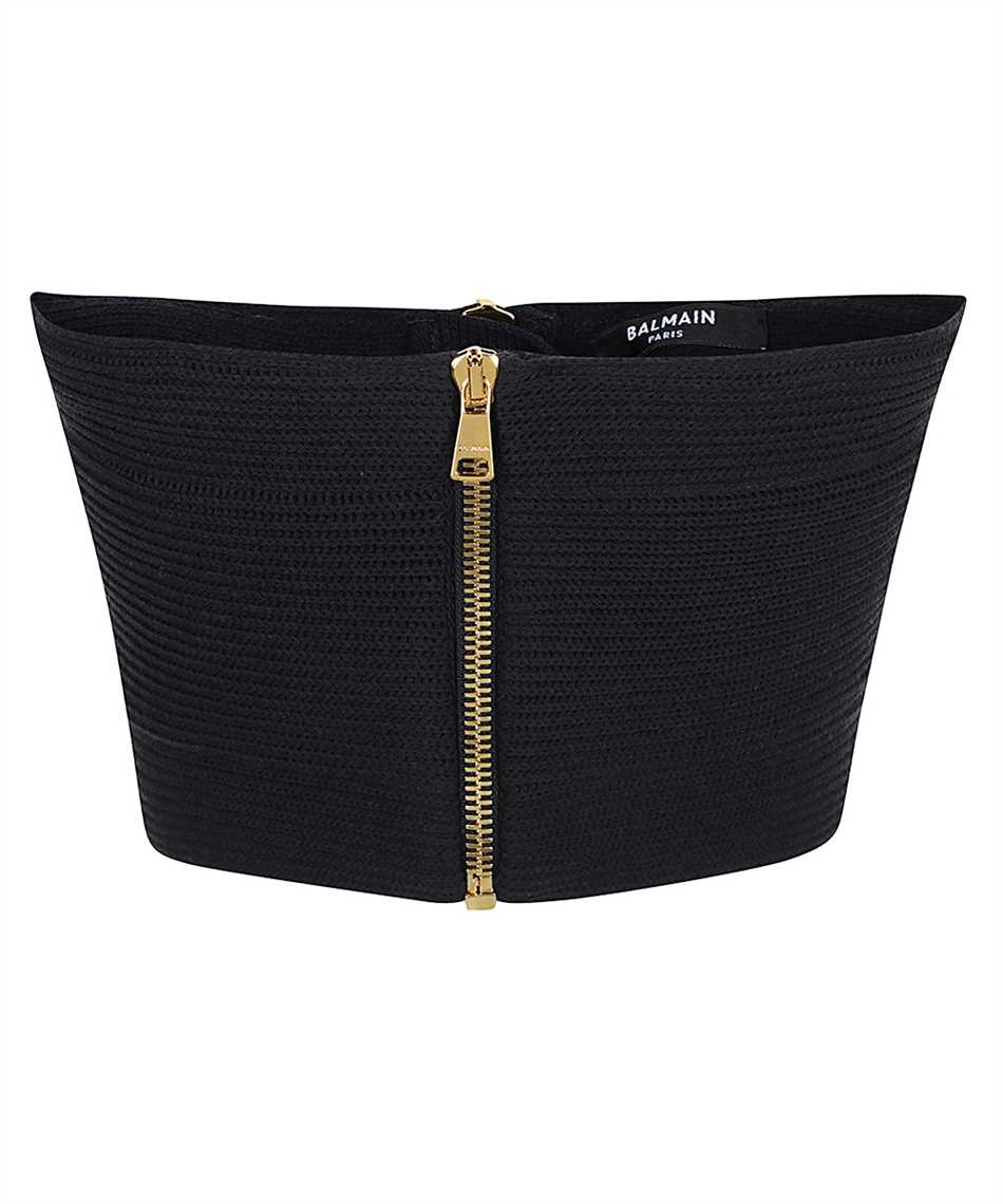 Balmain GF1AA405KJ29 TUBE-KNIT BRA Canottiera 2