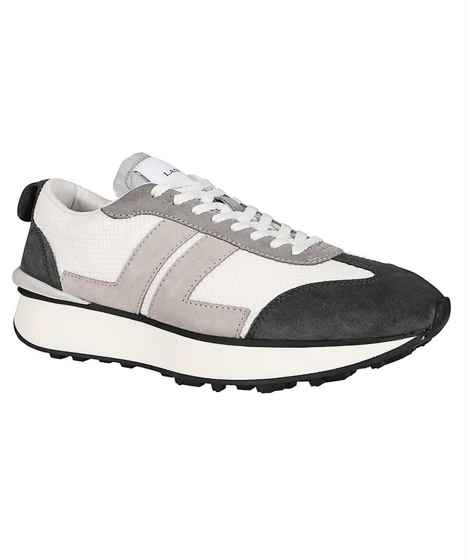 Lanvin FU SKBUMP MESH H25 MESH AND BRUSHED SUEDE Sneakers 2