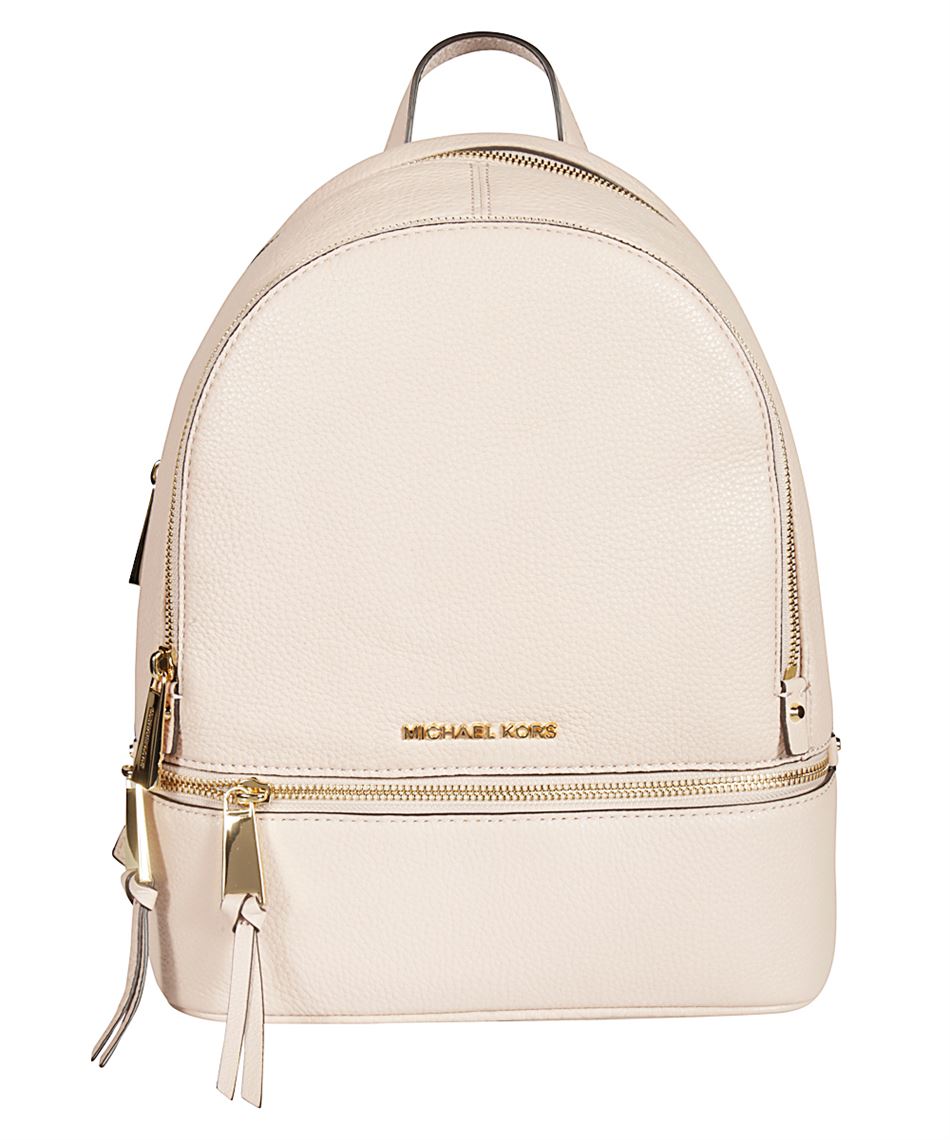 michael kors pink leather backpack