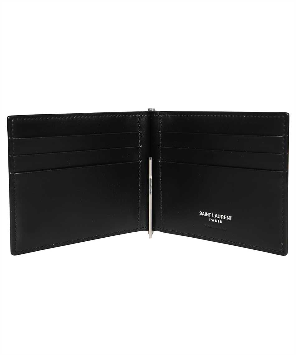 Saint Laurent YSL Bill Clip Wallet - Black